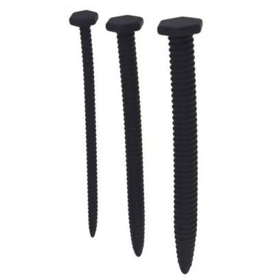 Lot de 3 tiges à urètre silicone 14.5cm - Diamètres 6 à 13mm- Tiges Urètre en stock sur Fun et plaisirs