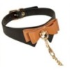 Collier et Laisse Butler Noir et Marron