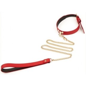 Collier-Laisse Master Me Rouge- Colliers & Laisses en stock sur Fun et plaisirs