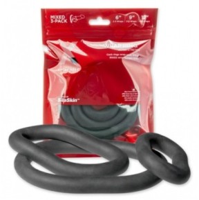 Lot 3 cockrings silicone Wrap Ultra Stretch