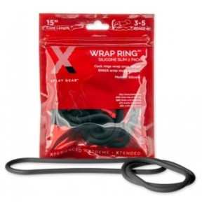 Lot de 2 cockrings silicone Wreap Ring 12.7cm à enrouler