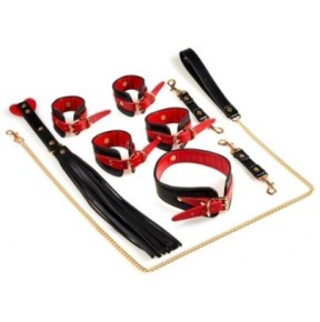 Coffret Bondage SM Naughty Noir-Rouge- Kit SM en stock sur Fun et plaisirs