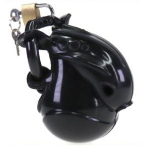 Cage de chasteté Full Egg 7.7 x 2.8cm Noire- Cages de Chasteté en stock sur Fun et plaisirs