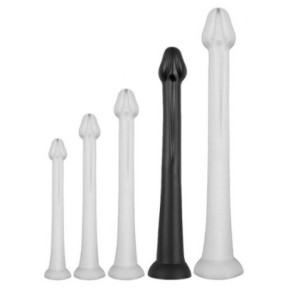 Gode long Whale Dildo XL 48 x 7cm - Pointe 5.5cm Noir- GODE EN SILICONE en stock sur Fun et plaisirs