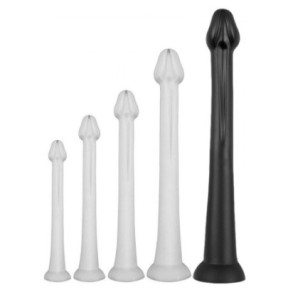 Gode long Whale Dildo XXL 55 x 7.5cm - Pointe 6.3cm Noir- GODE EN SILICONE en stock sur Fun et plaisirs