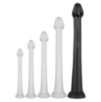 Gode long Whale Dildo XXL 55 x 7.5cm - Pointe 6.3cm Noir