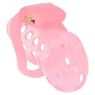 Cage de chasteté XGuard 10 x 3cm Rose- Cages de Chasteté en stock sur Fun et plaisirs