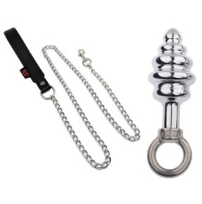 Plug en métal Butt Pal avec laisse 6 x 2.8cm- PLUG METAL en stock sur Fun et plaisirs