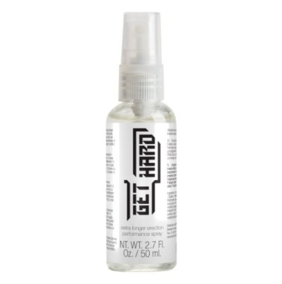 Spray retardant Get Hard 50ml- Retarder l'Éjaculation en stock sur Fun et plaisirs