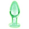 Plug en verre phosphorescent GLOW L 9.5 x 4cm