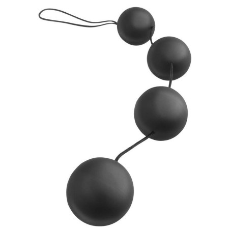 Boules anales Vibro 3.2 cm Noir- Chapelets en stock sur Fun et plaisirs