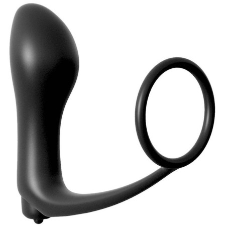 Ass Gasm Vibrant Plug 8.9 x 3.5 cm Noir- Cockrings Plug en stock sur Fun et plaisirs