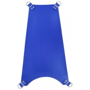 Sling en cuir 4 Points Ajusté Bleu- Playroom Donjon en stock sur Fun et plaisirs