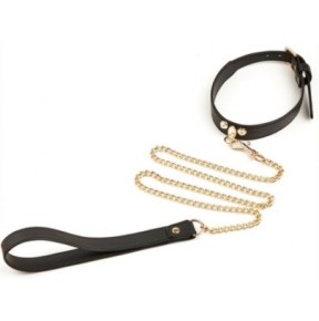 Collier-Laisse Master Me Noir- Colliers & Laisses en stock sur Fun et plaisirs