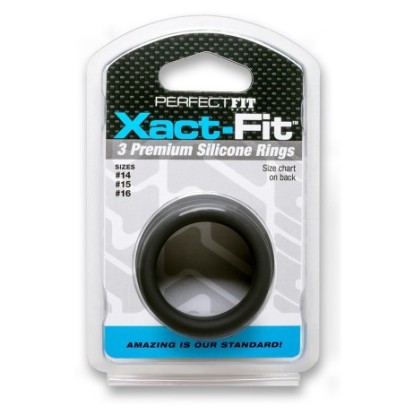 Lot de 3 cockrings Xact-Fit S-M