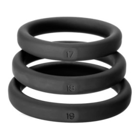 Lot 3 Cockrings Xact-Fit M-L- Cockrings Flexibles en stock sur Fun et plaisirs