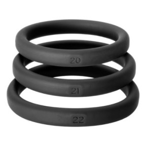 Lot 3 cockrings Xact-Fit L-XL- Cockrings Flexibles en stock sur Fun et plaisirs