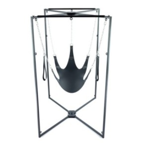 Kit Sling Cuir 5 Points Noir Armature Noire- Playroom Donjon en stock sur Fun et plaisirs