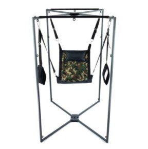 Kit Sling Tissu Carré Camouflage Armature Noire - Playroom Donjon en stock sur Fun et plaisirs