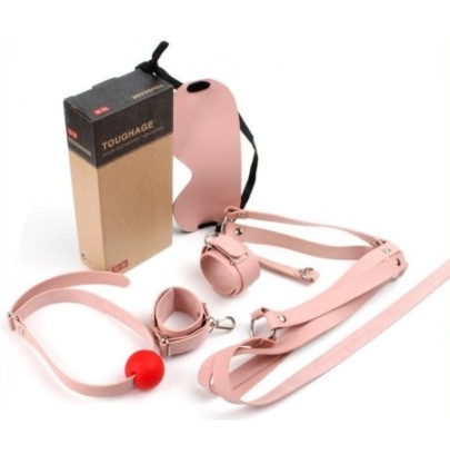 Kit d'Initiation BDSM Obedience 4 Pièces Rose