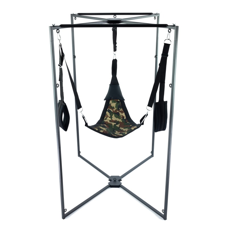 Kit Sling Tissu Triangle Camouflage Armature Noire