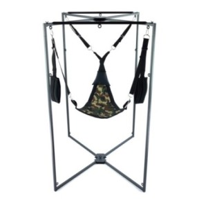 Kit Sling Tissu Triangle Camouflage Armature Noire