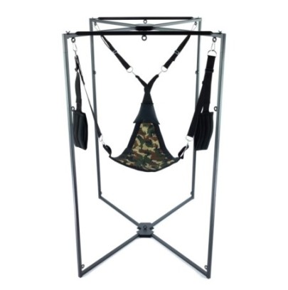 Kit Sling Tissu Triangle Camouflage Armature Noire