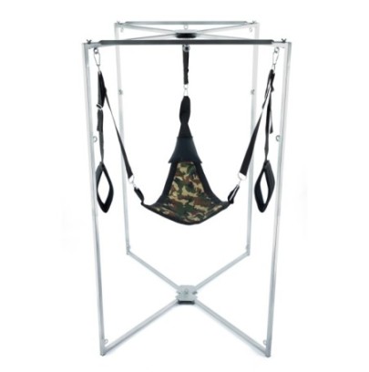 Kit Sling Tissu Triangle Camouflage Armature Grise- Playroom Donjon en stock sur Fun et plaisirs