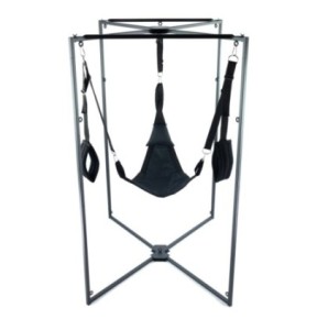 Kit Sling Tissu Triangle Noir Armature Noire- Playroom Donjon en stock sur Fun et plaisirs