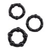 Lot de 3 cockrings Mini Noir