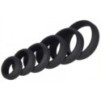 Lot de 6 cockrings Silicone Hyperion Noir