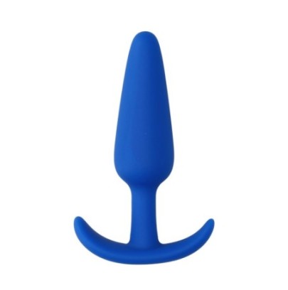 Plug Slim Butt 7.5 x 2cm Bleu- Plugs Débutant & Kits en stock sur Fun et plaisirs