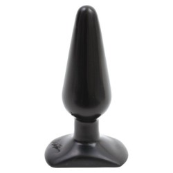 Butt Plug Smooth 12 x 3.8 cm Noir- Plugs M/L - Largeur + de 3 cm en stock sur Fun et plaisirs