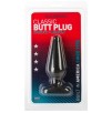 Butt Plug Smooth 12 x 3.8 cm Noir