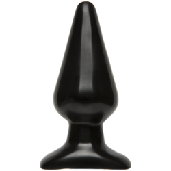 Butt Plug Smooth 12 x 6 cm Noir- Plugs M/L - Largeur + de 3 cm en stock sur Fun et plaisirs