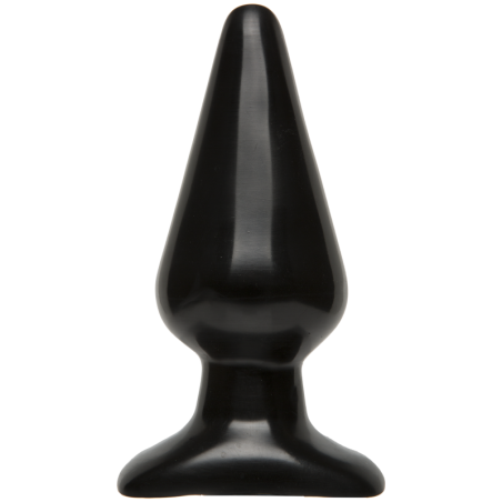 Butt Plug Smooth 12 x 6 cm Noir- Plugs M/L - Largeur + de 3 cm en stock sur Fun et plaisirs