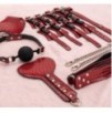 Kit BDSM 7 Pièces Caïman Rouge