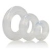 Lot de 3 cockrings Ring Set Transparents