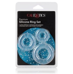 Lot de 3 cockrings Ring Set Transparents