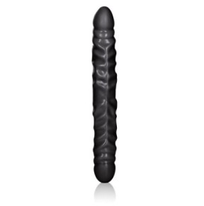 Double Gode Black Jack 30 x 4cm Noir- Godes Doubles en stock sur Fun et plaisirs