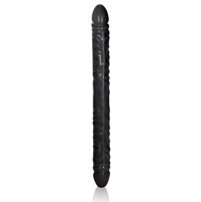 Double gode Black Veined 45 x 4cm Noir- Godes Doubles en stock sur Fun et plaisirs