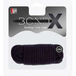 Corde Bondage Fine 10 m Noir