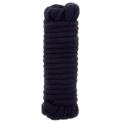 Corde Bondage Fine 5m Noir- Bondage & Attaches en stock sur Fun et plaisirs