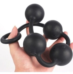 Boules anales en silicone Quarty XL 52 x 6cm- Chapelets en stock sur Fun et plaisirs