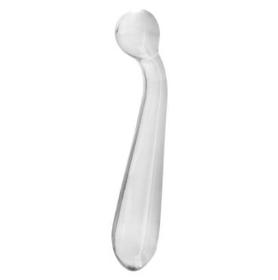 Gode en verre G-Spot Wand 16 x 3.5cm Transparent- Godes en Verre en stock sur Fun et plaisirs