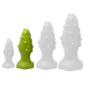 Plug silicone Monster Spike M 12 x 4.5cm Vert- Godes insolites en stock sur Fun et plaisirs