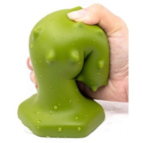 Plug silicone Monster Spike M 12 x 4.5cm Vert