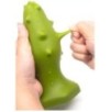 Plug silicone Monster Spike M 12 x 4.5cm Vert