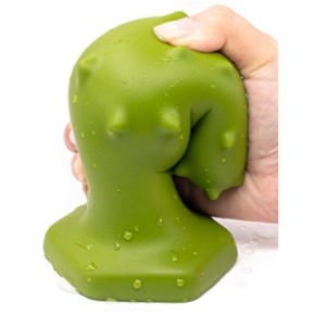 Plug silicone Monster Spike L 14 x 5.5cm Vert