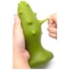 Plug silicone Monster Spike L 14 x 5.5cm Vert